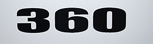 360 Engine Size Decals Fits Plymouth Dodge Mopar Dart Duster Police ...