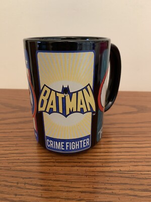 Rare HTF 4 Super Hero On One Large 20 Oz Coffee Mug Cup Batman Superman  Wonder + | eBay