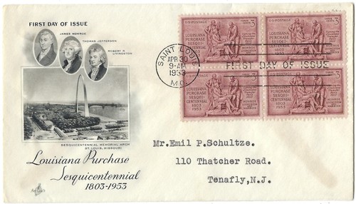 5 '53 FDCs 50th Trucking, 150th LA, 100th Gadsden Purchase, Bar Assoc.