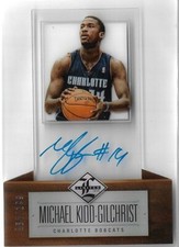 2012-13 Limited 164/199 Michael Kidd-Gilchrist #158 Rookie Auto