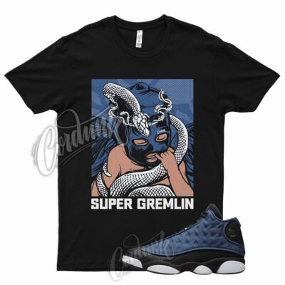 SG T Shirt for Air J1 13 Brave Blue White University Flint Low Obsidian 1 5