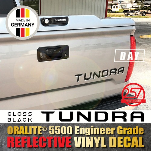 [Reflective Black] Tailgate Letters Vinyl Decals Stickers for TUNDRA 2014 - 2021 - Bild 1 von 6