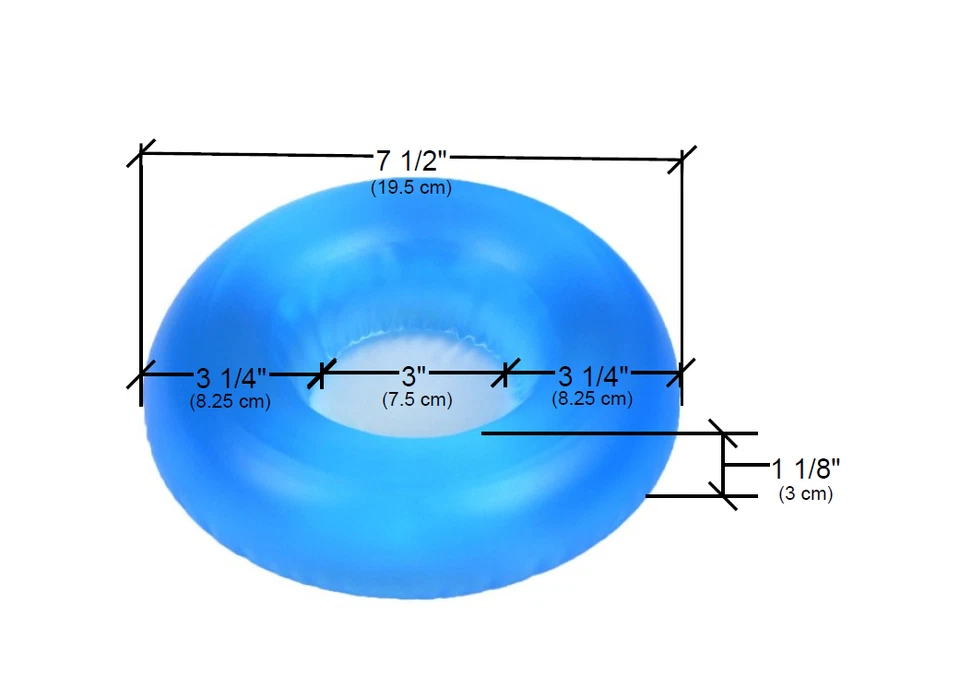 Posicionador de cabeza de paciente Gel Donut Almohada Examen de laboratorio médico Producto quirúrgico Foto 3 de 3