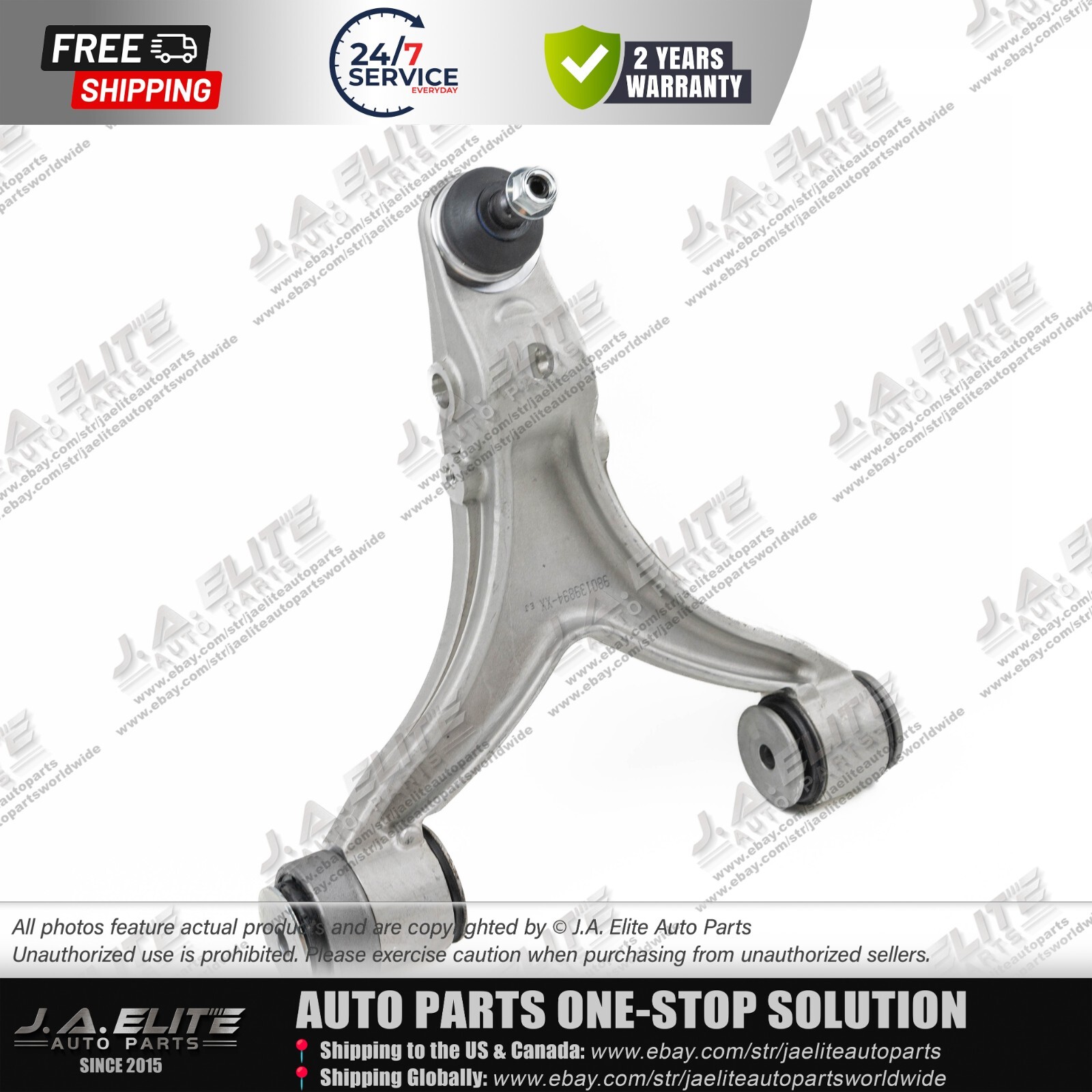 Front Lower Left Control Arm fits Maserati Quattroporte (2006-08) GT, 980139892