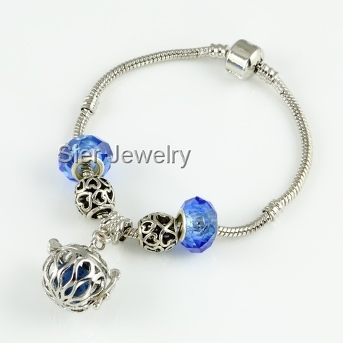 Basket Aromatherapy Perfume Essential Oil Diffuser Bracelet Locket w/ Lava Stone - Picture 12 of 15