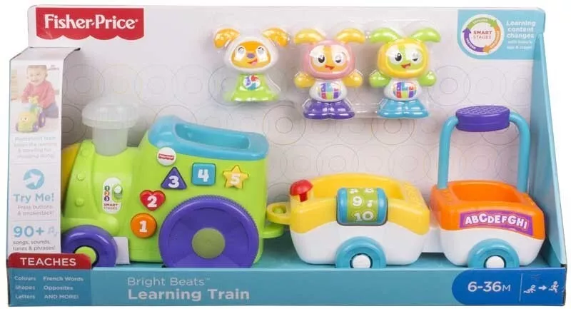 FISHER PRICE Laugh Learn SMART STAGES BRIGHT BEATS LEARNING TRAIN 6 36 Months