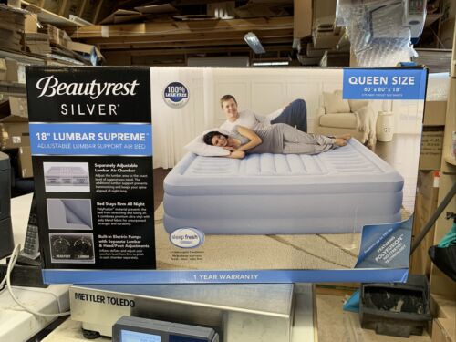 Colchón cama de aire Simmons Beautyrest Lumbar Supreme ajustable de tres zonas con - Imagen 1 de 1