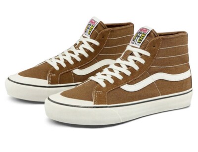 Vans Brown Canvas SK8 HI Decon SB Skate Sneakers Mens Size 10.5 NEW Fast Ship