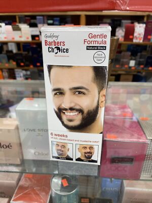 Godefroy Barbers Choice Beard & Mustache Dye for Men Natural Black