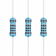 10 PCS  1000 Ohm metal film  Resistors 1K ohm 1/4 watt 1%  Shipped From The USA