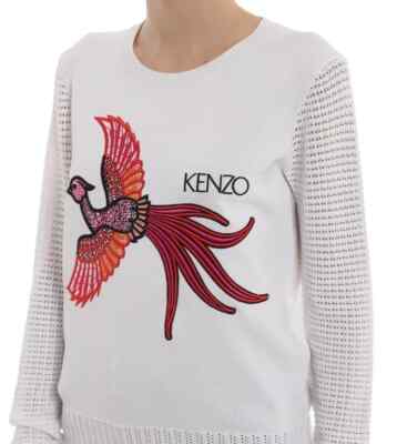Kenzo White Sweater With Black Dots White Swiss Dot Kenzo Dress