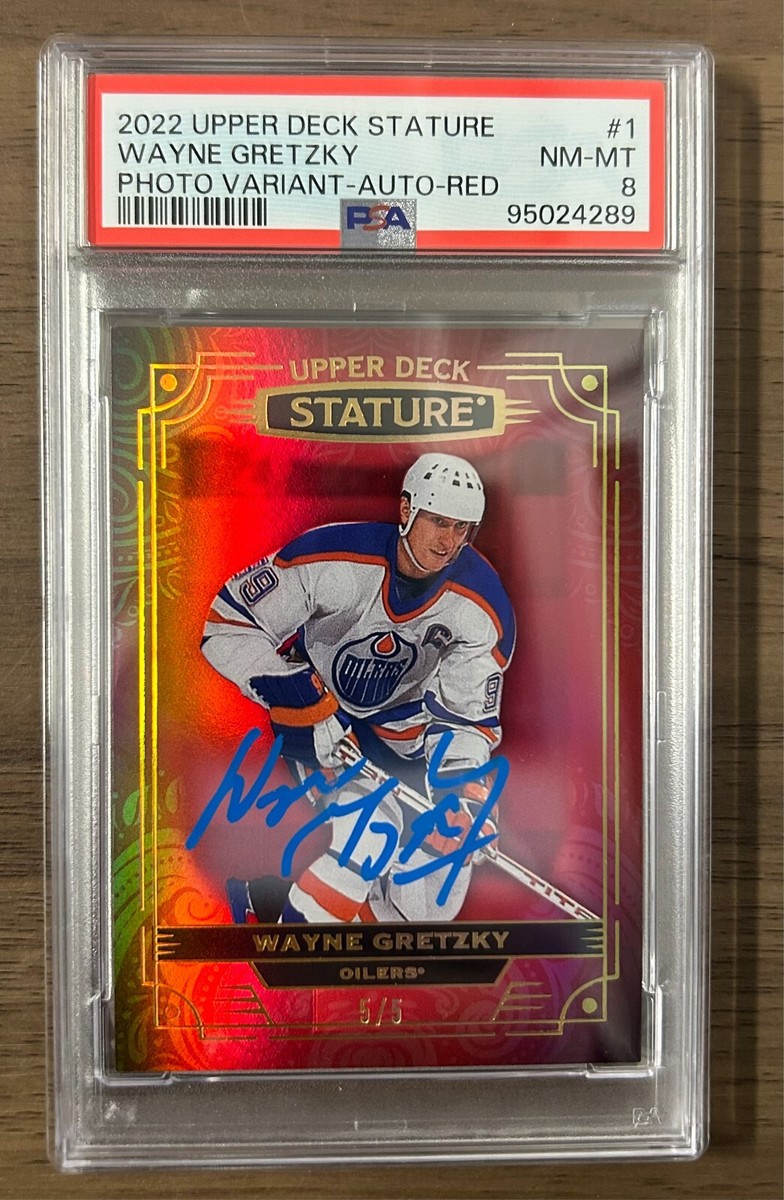 田臥勇太NBAカード04-05 UPPERDECK SPX AUTO PSA8 2022 UPPER DECK STATURE WAYNE GRETZKY PHOTO VARIANT RED AUTO