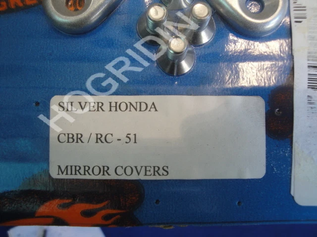 00 - 06 Greggs Customs Honda CBR1000RR flushmount mirror fairing plugs blockoffs - Image 4 of 4