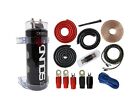 SoundBox 0 Gauge Amp Kit Amplifier Install Wiring & 5 Farad Digital Capacitor.