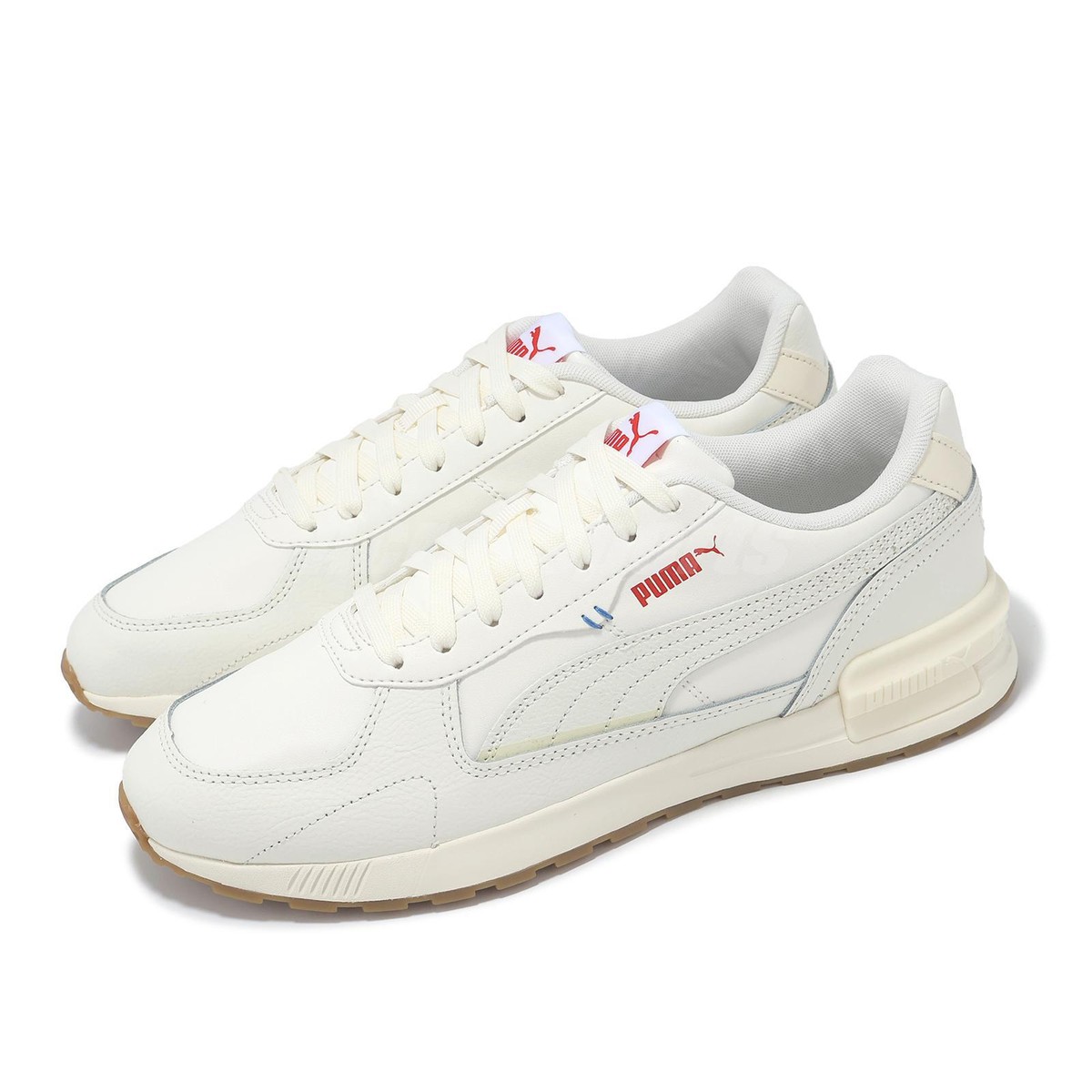 Puma Graviton L Beige Red Men Unisex Casual Lifestyle Shoes