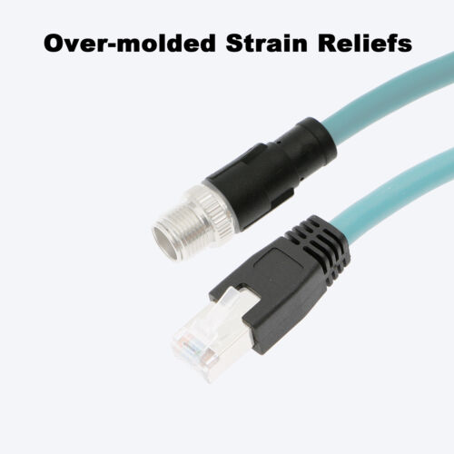 Ethernet Kabel RJ45 auf X codiert M12 X codiert 8 Pin Stecker geschirmt Kabel für Cognex - Bild 2 von 7