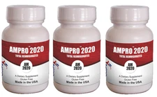AMPRO 2020 Enhance immune system & Endurance (3 bottles, 60 cnt)