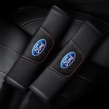 For Ford 2pcs Car Seat Belt Cover Shoulder Cushion Pad Interior Accessories