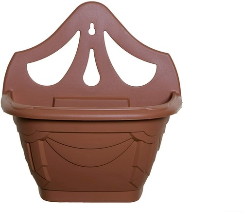 Plastic Garden Fence Wall Flower Pot Basket Plant Planter Outdoor Container New - Picture 9 of 10
