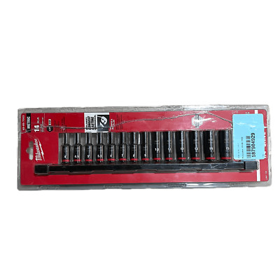 Milwaukee 49-66-7003 SHOCKWAVE Impact Duty 1/4'' Drive Metric Deep 6 Point Socket