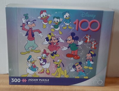 Disney's 100th Anniversary 300 Piece Jigsaw Puzzle 19x19 New