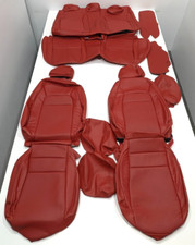 For Honda Civic Sedan Lx Sport 2022-2024 Red Leather Seat Covers Kr128