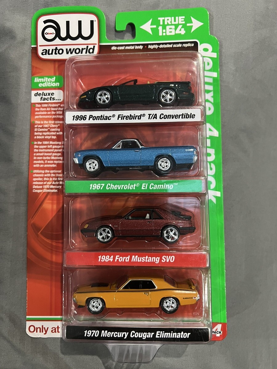 AW AUTO WORLD LIMITED EDITION DELUXE 4 PACK TRUE 1:64 BRAND NEW