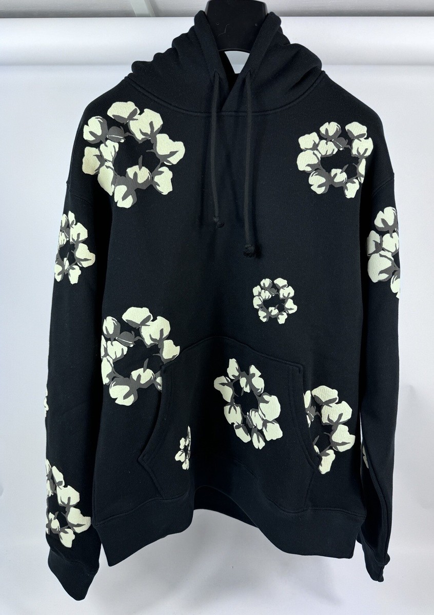 Denim Tears X Cactus Plant Flea Market - Logo Print Hoodie Denim Tears X Cactus Plant Flea Market - Logo Print Hoodie