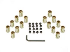 Mr Gasket 920G 3/8"-24 Ultra Seal Sure-lock Rocker Arm Nuts Set Of 16