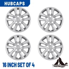 16" 4 Pack Wheel Covers Snap On Hubcap For 2013-2018 Nissan Altima Sedan Lacquer