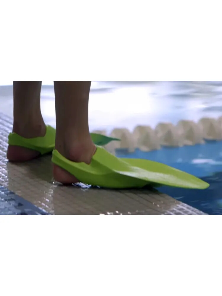 Pinnuole Alpha PRO Neon Taglia S (38-41) - Pinne Per Nuoto Con Design Asimmetrico - Foto 5