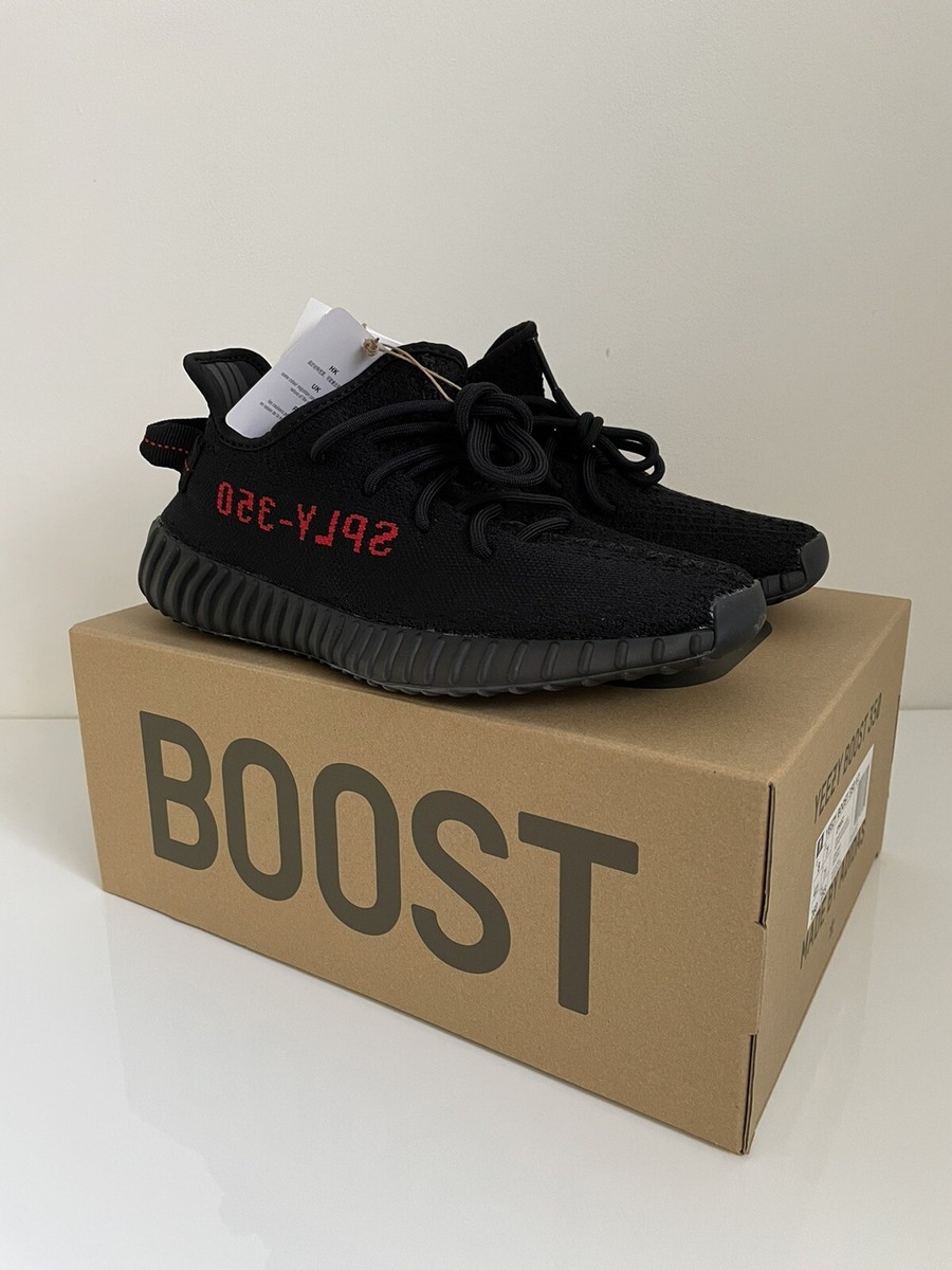 Size UK adidas Yeezy Boost 350 V2 Bred