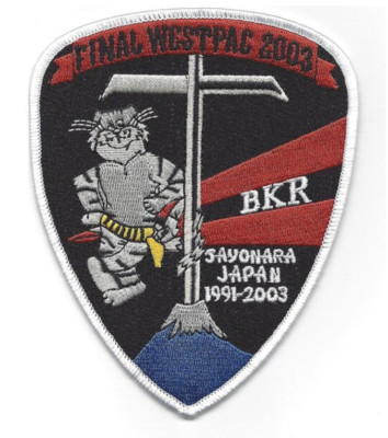 5'' NAVY VF-154 F-14 TOMCAT FINAL WESTPAC 2003 EMBROIDERED PATCH