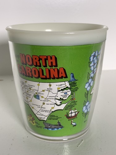 Vintage Grüße aus North Carolina Souvinir Kaffeebecher - Bild 3 von 5