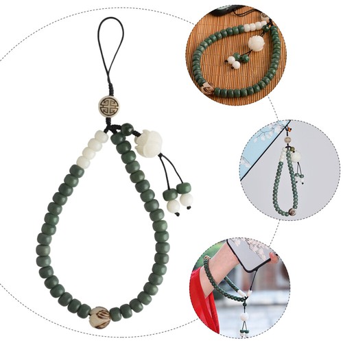 Delicate Mobile Phone Lanyard Bodhi Phone Shell Pendant Jade Phone Wrist Strap - 第 6/12 張圖片