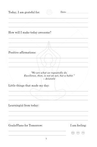 Gratitude Journal: Invest few minutes a day to develop-thankfulness mindfulness - Picture 4 of 4