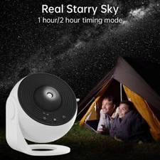 Night Light Galaxy Projector Starry Sky Projector 360° Rotate Planetarium Lamp F