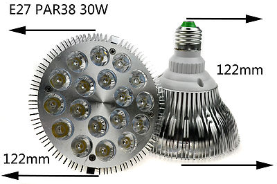 Dimmable E27 E26 PAR16 PAR30 PAR38 9W 10W 30W 36W LED Light Bulb High Power Lamp