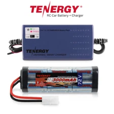Tenergy 7.2V 3000mAh NiMH RC Car Battery w/ Tamiya+ 7.2V-12V Smart Charger