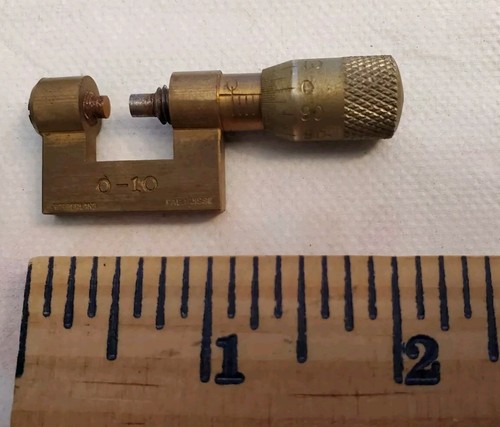Miniature HR Swiss Micrometer (10mm) - nice condition - Picture 2 of 3