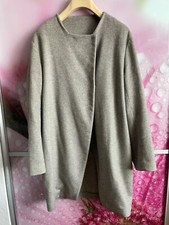 Fabiana Filippi 100% Cashmere Grey Spring Jacket Size M Made In Italy