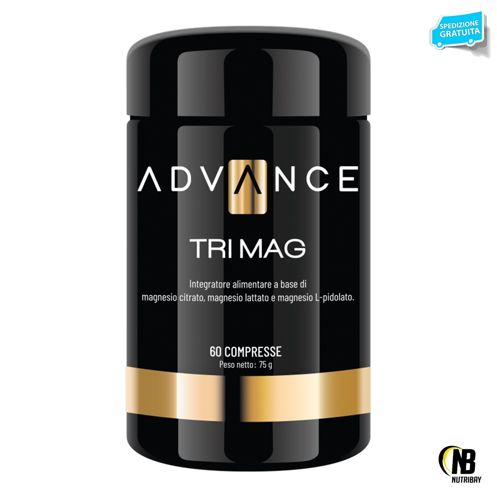 ADVANCE TRI MAG 60 cpr INTEGRATORE DI MAGNESIO ALTA' QUALITA'