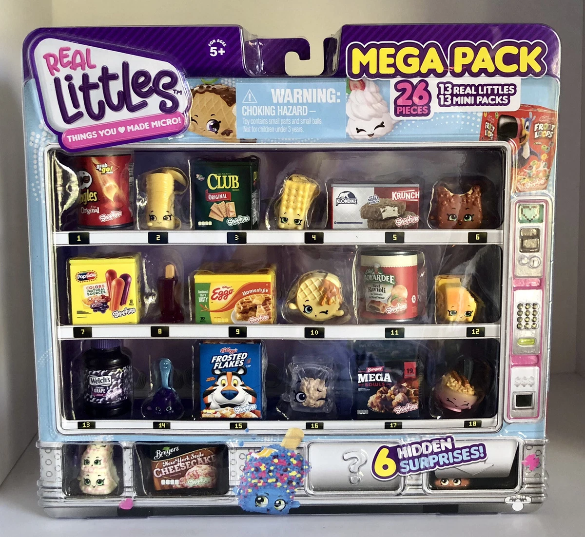 Shopkins 13 Real Littles Vending Machine MEGA PACK 13 Mini Packs 26pcs  Season 14