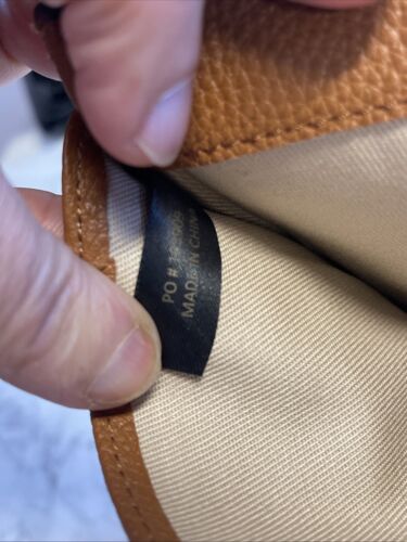 OROTON Portafoglio Lungo Marrone Vera Pelle Pochette - Foto 18 di 20