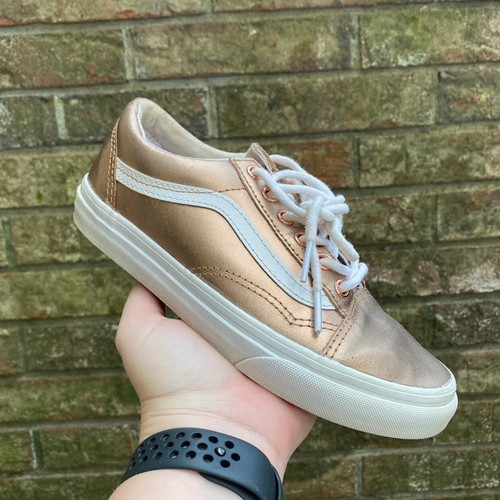 metallic gold vans
