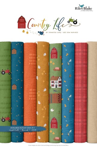 Country Life Chicken Wire Sunflower Riley Blake Designs | Sold by Half-yard - Picture 2 of 2