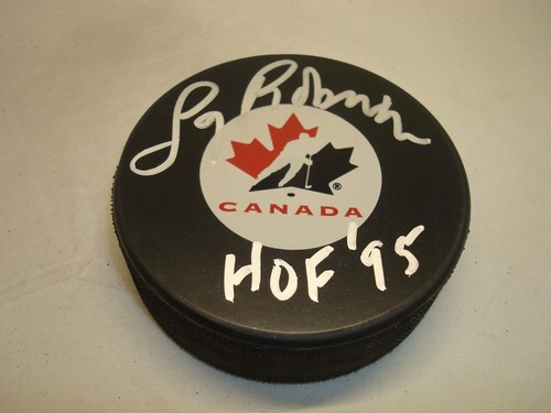 Larry Robinson Signed Team Canada Hockey Puck Autographed PSA/DNA COA 1A - Picture 3 of 3