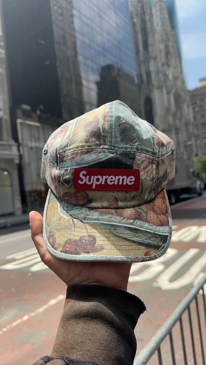 Supreme Strawberries Camp Cap IN HAND