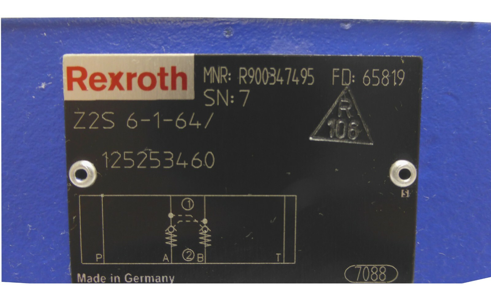 R900347495 Z2S6-1-6X/ Bosch Rexroth Rückschlagventil Check valve | eBay