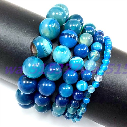 Wholesale Natural Multicolor Crystal Gemstone Stretchy Bracelet 6/8/10/12mm 7.5" - Picture 44 of 55